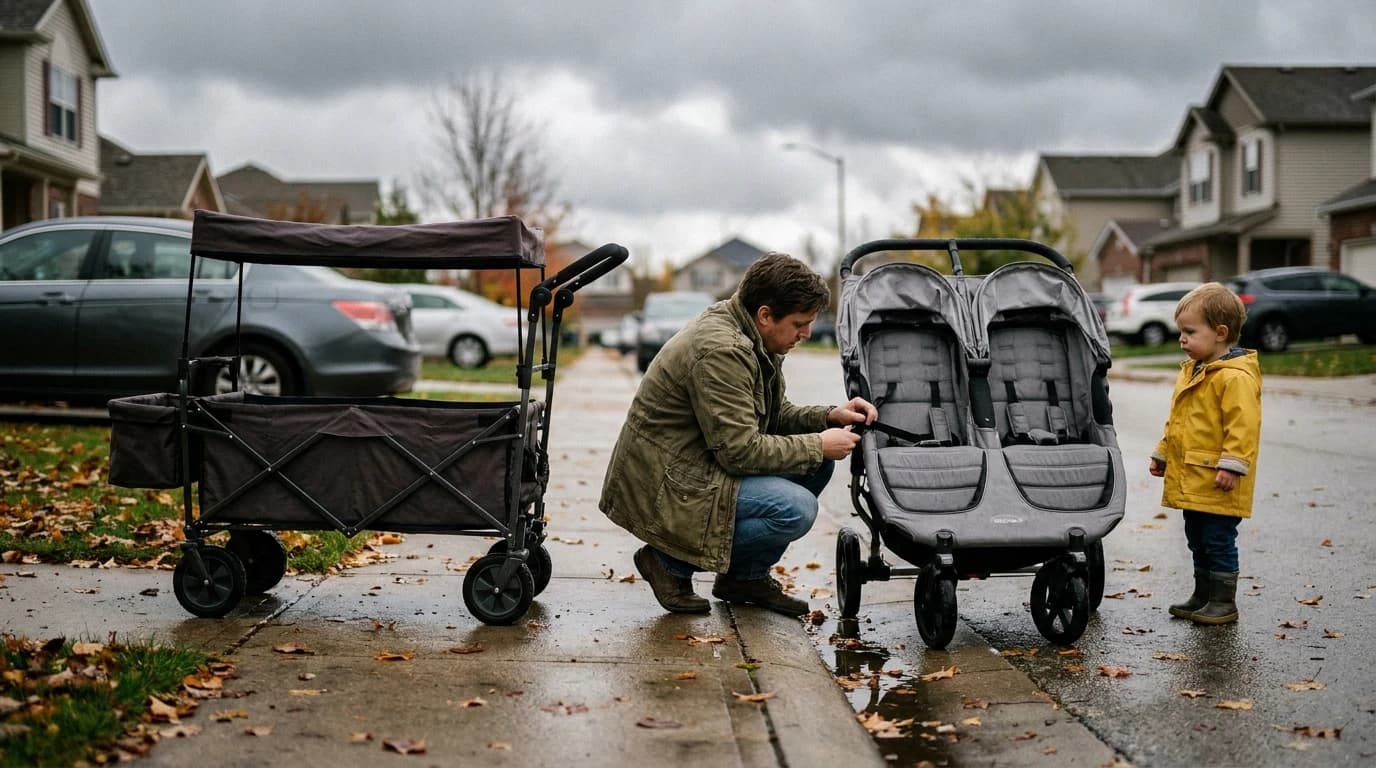 Wagon Stroller vs. Double Stroller: How to Decide